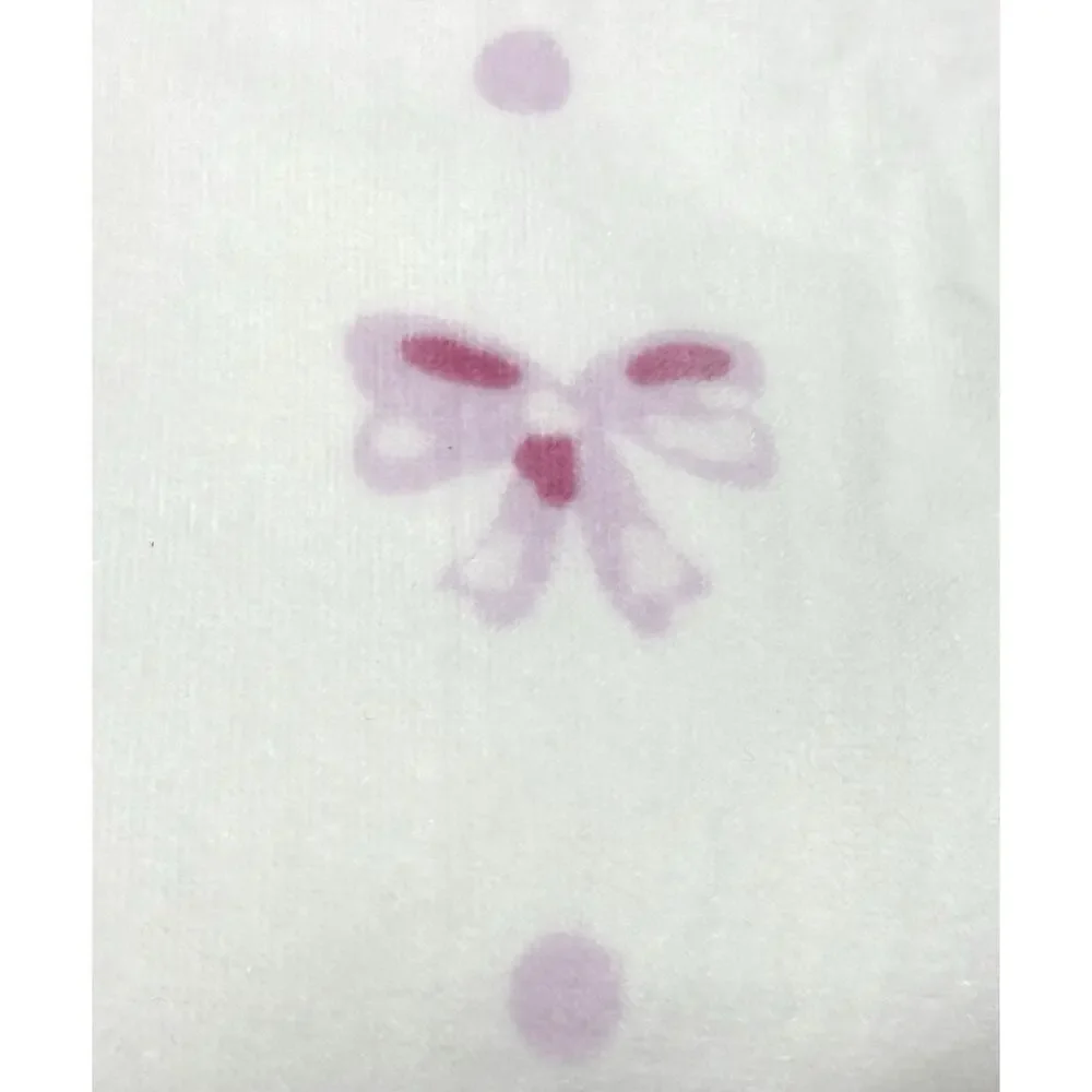 Laura Ashley Pink Bows Beach Towel Pink White 36 x 72